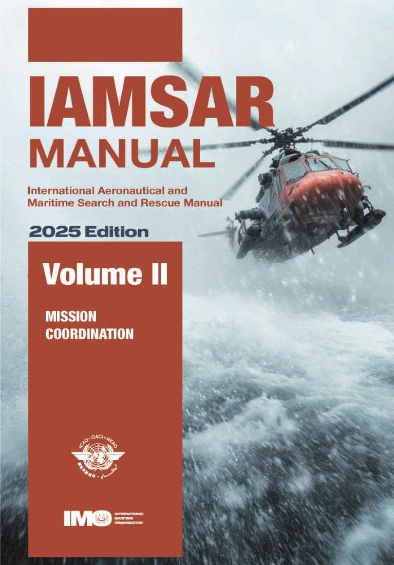 Capa do IAMSAR Manual 2025, Volume II, Mission Coordination